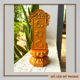 Chạm khắc theo yêu cầu Bài vị thờ - Linh vị thờ - Hương vị thờ BÀ TỔ CÔ gỗ tự nhiên, thờ gia tiên