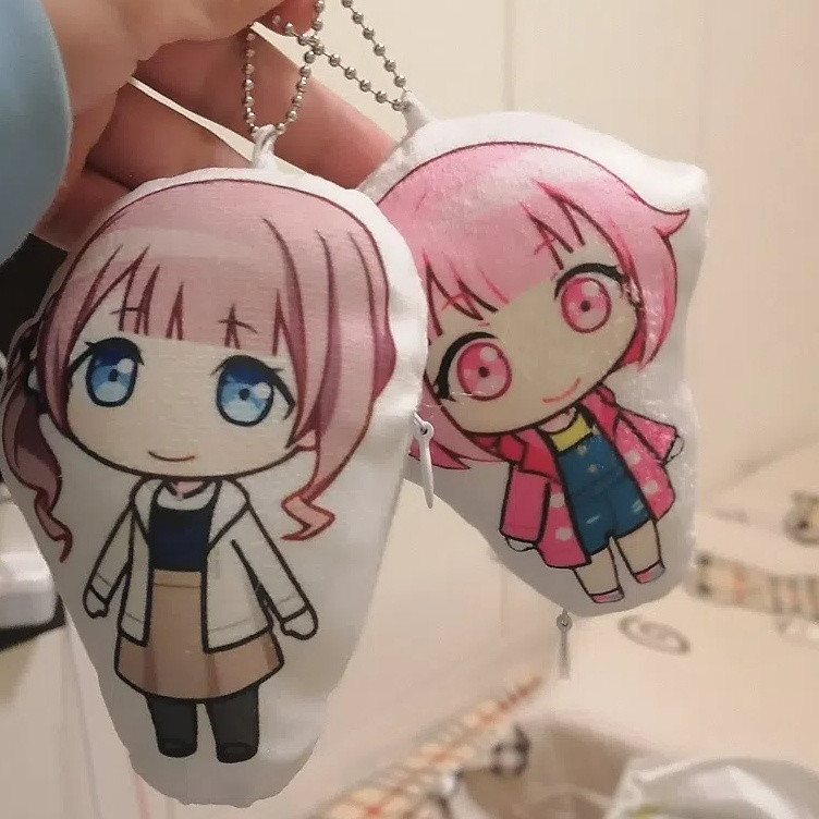 Dự án 12cm SEKAI Sân khấu đầy màu sắc Miku Hatsune Đồ chơi sang trọng Móc khóa quyến rũ