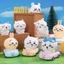 BANDAI Chiikawa3 bạn bè Series 3 gijikawawah nhỏ tám usachi đồ trang trí Chính hãng đồ chơi lần thứ ba lái xe Q4ER