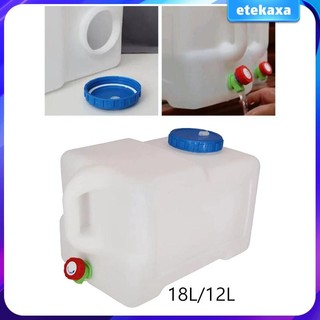 Hộp đựng nước, Hộp đựng nước có vòi, nước cắm trại