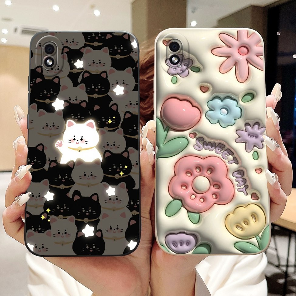 5.3 '' Dành Cho Samsung A01 Core Ốp Lưng A3Core Thẩm Mỹ Mèo Dễ Thương Thời Trang Ngộ nghĩnh Silicon Ốp lưng Samsung Galaxy A3 Core A013F A013G A013M