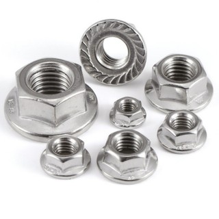 ((LXY) Đai ốc Tán Liền Long Đền Chống Xoay Inox 304 （Chủ đề ngược） ecu inox chống rỉ kèm long đen chống xoay M4 / M5 / M6 / M8 / M10 / M12 (RM-VN-1)
