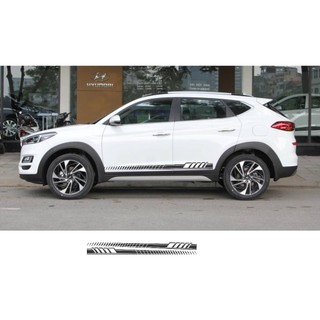 Tem dán sườn xe ô tô trang trí, dành cho 4 chỗ, 5 chỗ, 7 chỗ phù hợp các huyndai tucson, kia, isuzu, toyota.