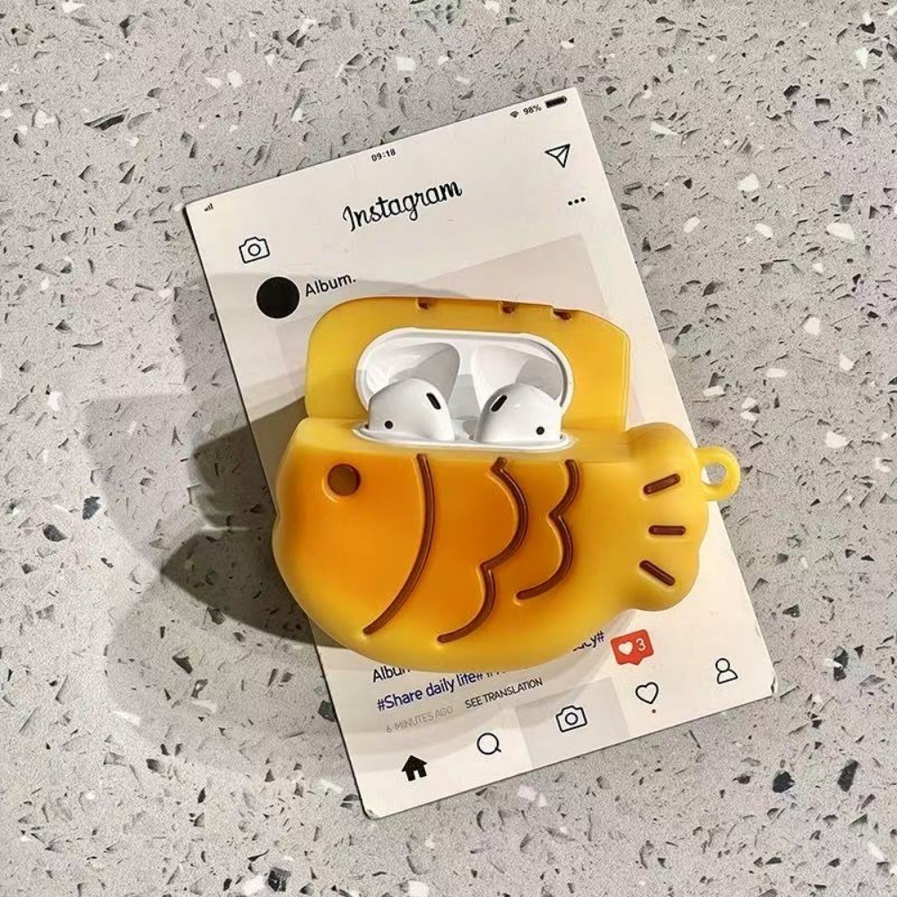 Vỏ Silicon Cá Cho AirPods 4 / 3 / 2 / 1 Vỏ Tai Nghe Pro / Pro2