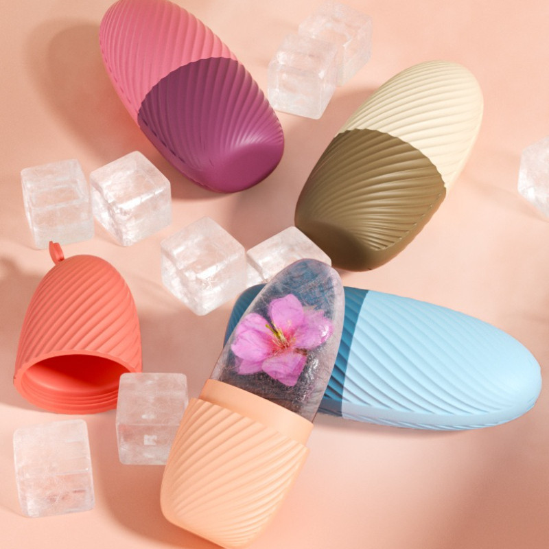 Đá Lăn Massage Mặt Bằng Silicone, Da Massage, Cho mắt, cổ, mặt, có thể tái sử dụng và chống rò rỉ