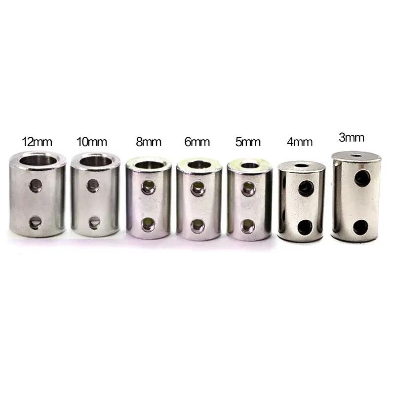 1PC 3 / 4 / 5 / 6 / 6.35 / 7 / 8 / 10 / 12m 45 # Thép Cứng Trục Khớp Nối Khớp Nối Động Cơ Truyền Động Tay Áo DIY Động Cơ Động Cơ Phần