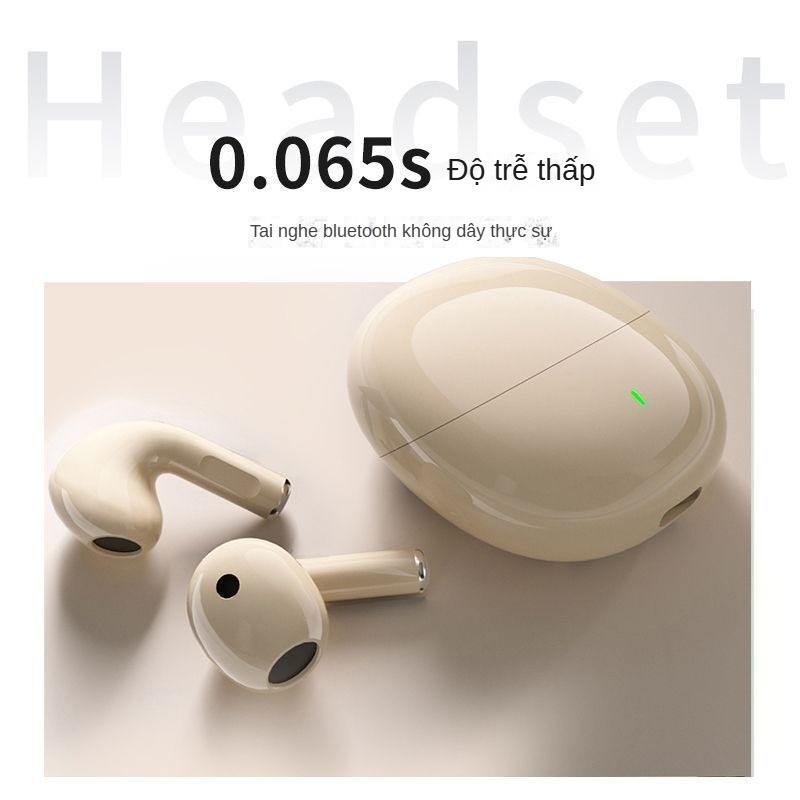 Tai nghe Bluetooth chơi game mới Chơi game Tai nghe Bluetooth không dây đích thực có độ trễ thấp Thể thao Chạy mát mẻ