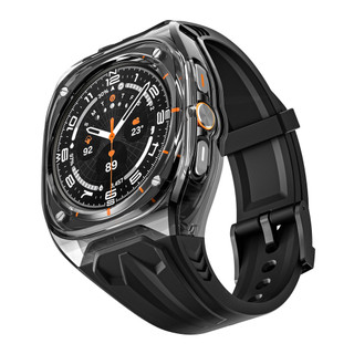Suitable for Samsung Watch Ultra watch strap, TPU Rambo integrated strap, PC shell 47mm