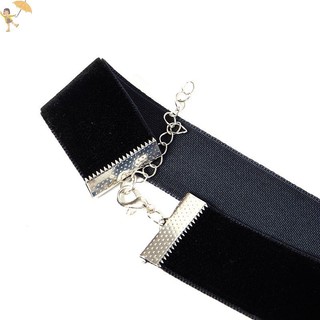 [Gou] Vòng cổ Choker nhung đen thời trang Ruy băng cho dây chuyền cổ nữ Goth gợi cảm VN