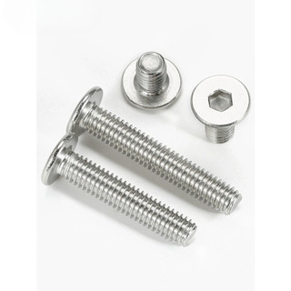 ((LXY) Vít Bulông đầu chỏm cầu inox304, bulong  đầu bằng，Bu Lông Đầu Lục Giác Dẹp Siêu Mỏng Bằng，Ốc vít  đầu lục giác dẹp mỏng phẳng M8 / M10 / M12 * L: 8-120mm (RM-VN-1)