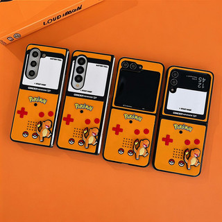 Vỏ silicon 3D Pokémon Poke Balls Charmander cho Samsung Galaxy Z Fold 7 6 5 4 3 Z Flip 4 5 6 7