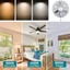 YOI LED Quạt Trần Đèn Retrofit Bộ Dụng Cụ Quạt Trần Đèn Thay Thế Mặt Dây Chuyền Ánh Sáng Bảng Điều Khiển Tròn LED Module End
