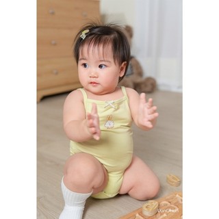Punchun SS2025 Bodychip và Body 2 dây Fluffy cho bé