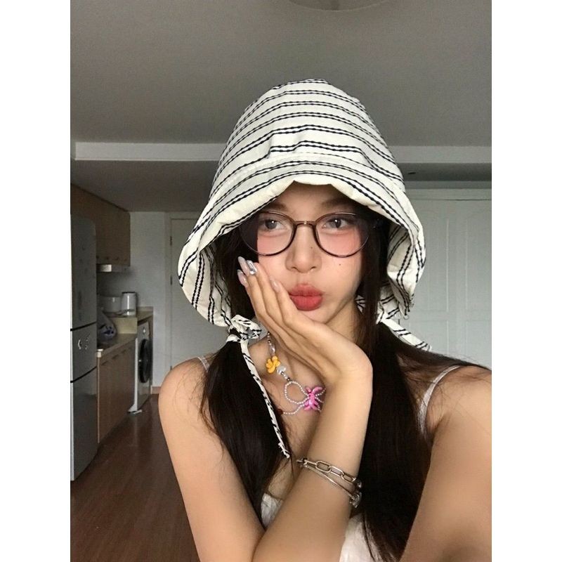 Mũ xô vành lớn kiểu Pháp mùa hè