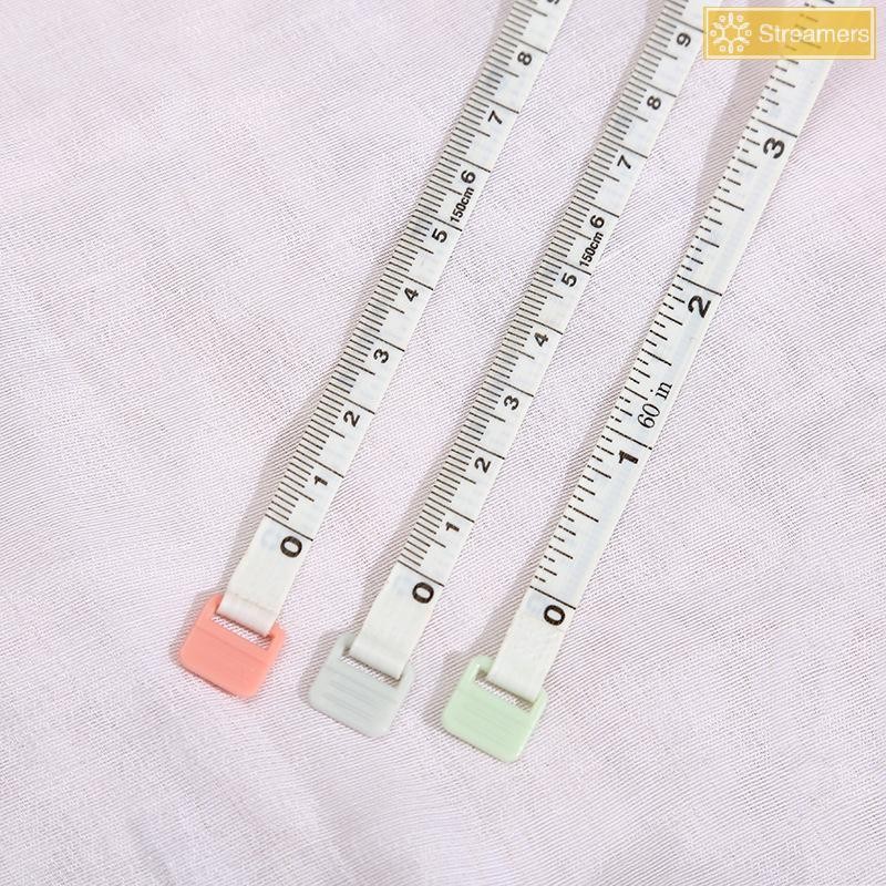 Streamers 1.5M Mềm Băng Đo Văn Phòng Phẩm Cân Đôi Cơ Thể May Linh Hoạt Thước Đo Cho Dụng Cụ Đo May May Thủ Công Mới