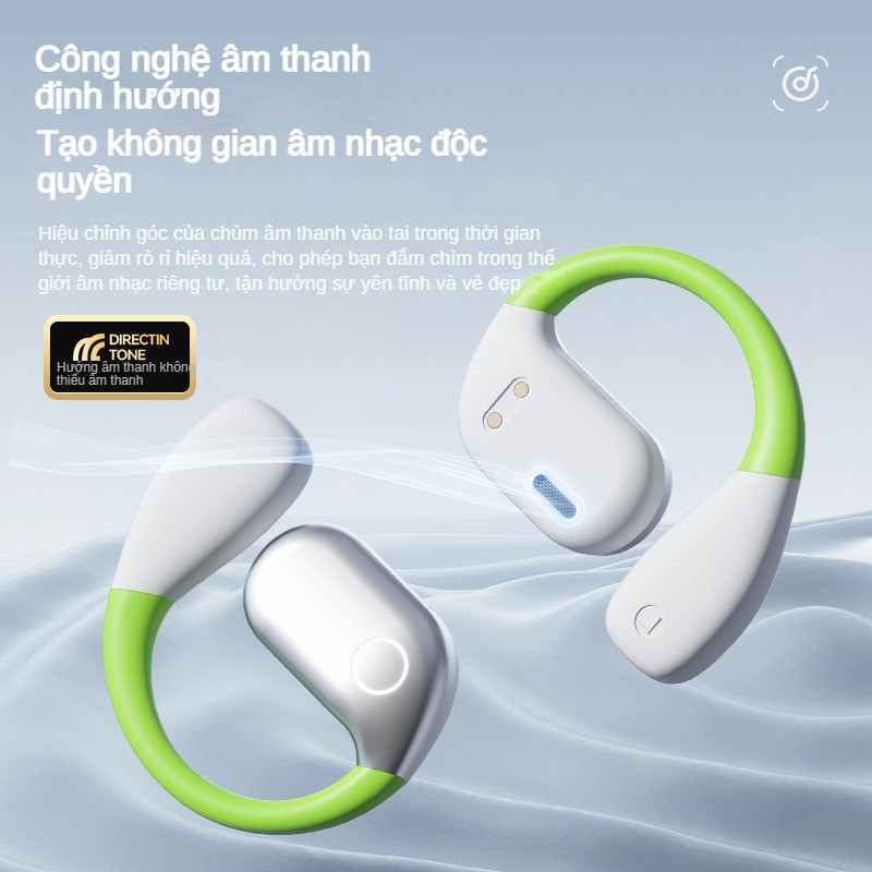 Phong Cách Mới Treo Tai Loại OWS Tai Nghe Bluetooth Không Dây Chạy Thể Thao Không Trong Tai Đầu Khử Tiếng Ồn
