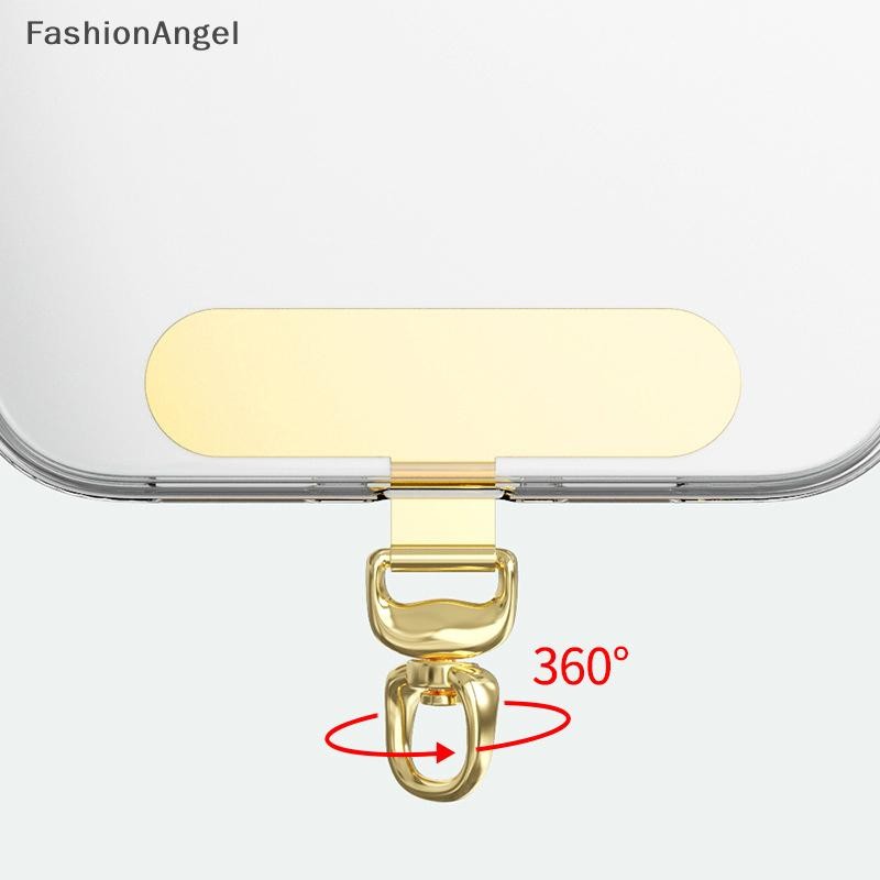 FashionAngel 0.3MM Kim Loại Chắc Chắn Điện Thoại Di Động Tether Tab Xoay 360 Độ Dây Đeo Điện Thoại Gioăng Thay Thế Dây Điện Thoại Miếng Dán Kẹp VN
