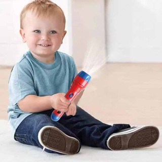 Spiderman Kids Torch, 12cm Night Light Plastic Big Torch Bright LED Flashlight