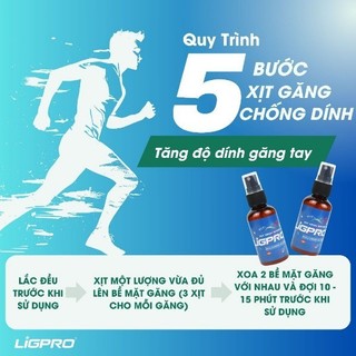 Chai xịt tăng độ bám dính găng LIGPRO 50ml Cấp ẩm cho găng tay thủ môn Nguồn gốc thiên nhiên
