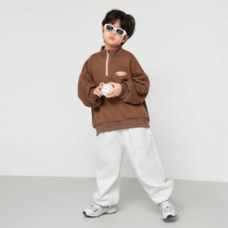 Áo nỉ trẻ em half-zip PEACE BOY size 12-35kg khóa séc cổ cao  | Dương Oyy 011224210