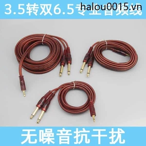3.5 Xoay Kép 6.5 Mm Nam Đến Nam Kênh Kép Một Điểm Hai Cáp Âm Thanh Điện Thoại Di Động Kết Nối Máy Tính Trạm Trộn Bàn Phím Điện Tử Cáp