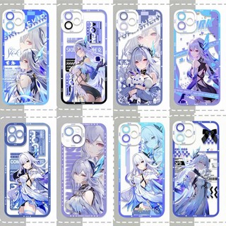 Genshin Impact Skirk Ốp Lưng Cho Xiaomi Redmi 14C 13C Note 14 13 Pro Plus Note14 4G 5G Vỏ Trong Suốt Bảo Vệ Toàn Diện Vintage Bảo Vệ Ống Kính Siêu Mỏng Bumber Hàn Quốc