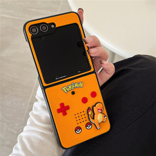 Vỏ silicon 3D Pokémon Poke Balls Charmander cho Samsung Galaxy Z Fold 7 6 5 4 3 Z Flip 4 5 6 7
