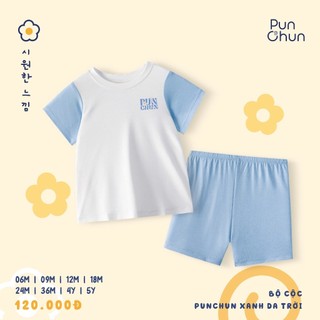 Punchun SS2025 Bộ cộc Groovy cho bé