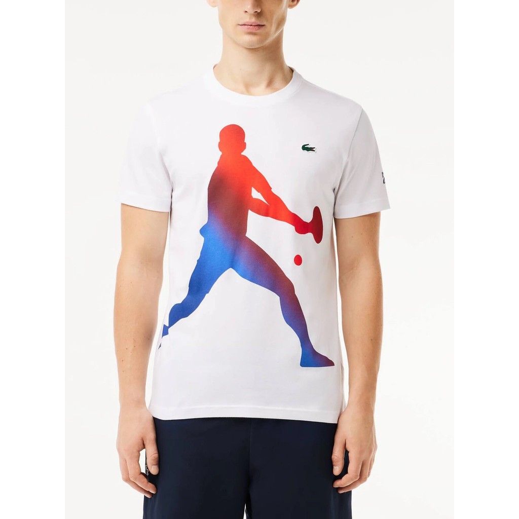 Áo thun cổ tròn tay ngắn Spot Australia Open Tennis, cotton cao cấp