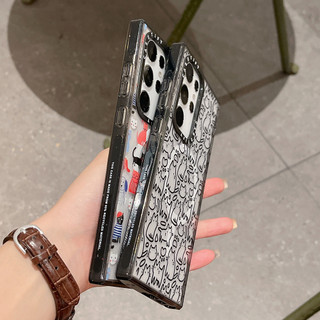 Từ Tính Toàn Màn Hình Mèo Acrylic Cứng Phone Case For Dành Cho Samsung Galaxy S26 24 23 22UItra S25 24 Plus Vỏ Bảo Vệ Chống Sốc