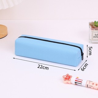 Túi đựng bút màu trơn hình bát giác Hộp văn phòng phẩm đơn giản Hộp đựng bút chì dung tích lớn Túi lưu trữ di động Màng chống thấm bên trong Túi đựng bút chì vải Oxford Thích hợp cho học sinh