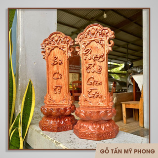 Chạm khắc theo yêu cầu Bài vị thờ - Linh vị thờ - Hương vị thờ BÀ TỔ CÔ gỗ tự nhiên, thờ gia tiên
