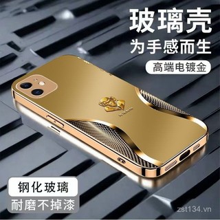 Ốp điện thoại cung hoàng đạo Kim Ngưu dùng cho 16 iphone15 PRO kính 14 đơn giản 13 bao toàn bộ 12 7/8