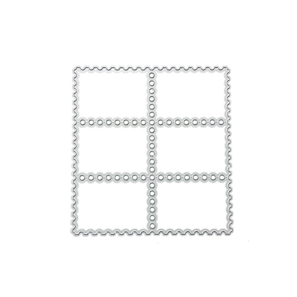 Tem Mẫu Kim Loại Khuôn Thép Carbon DIY Sổ Lưu Niệm Cắt Khắc Dập Nổi Mẫu 5176