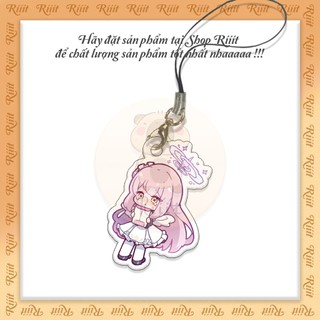 (MÓC TREO) Dây treo điện thoại in hình Game Blue Archive mica acrylic dây móc khóa tiện lợi xinh xắn