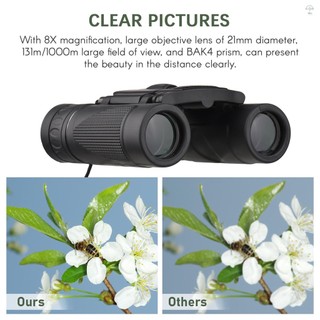 Ống nhòm Mini nhẹ Ống nhòm bỏ túi có thể gập lại cho người lớn Trẻ em Chim Opera Xem tham quan Đi bộ đường dài Nhà hát hòa nhạc du lịch