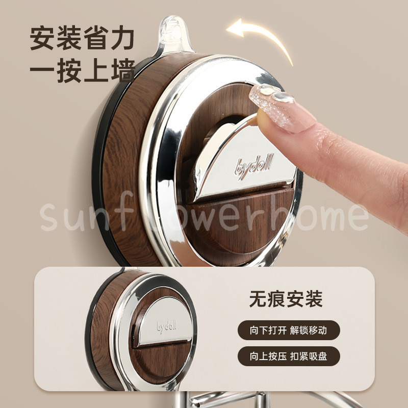 Cốc hút khăn nhà bếp Giá đỡ cuộn giấy đục lỗ