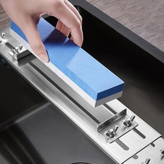 Máy mài dao bằng thép không gỉ Giá đỡ đá mài Cầu bồn rửa Đá nước có thể điều chỉnh để mài đá mài antirtvn