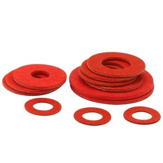 ((LXY) vòng đệm，Long đền，Miếng đệm cách nhiệt (Red Meson) Miếng đệm giấy thép đỏ Vòng phẳng màu đỏ M2 / M2.5 / M3M3.5 / M4 / M5 / M6 / M8 L: 5-16mm (RM-VN-1)