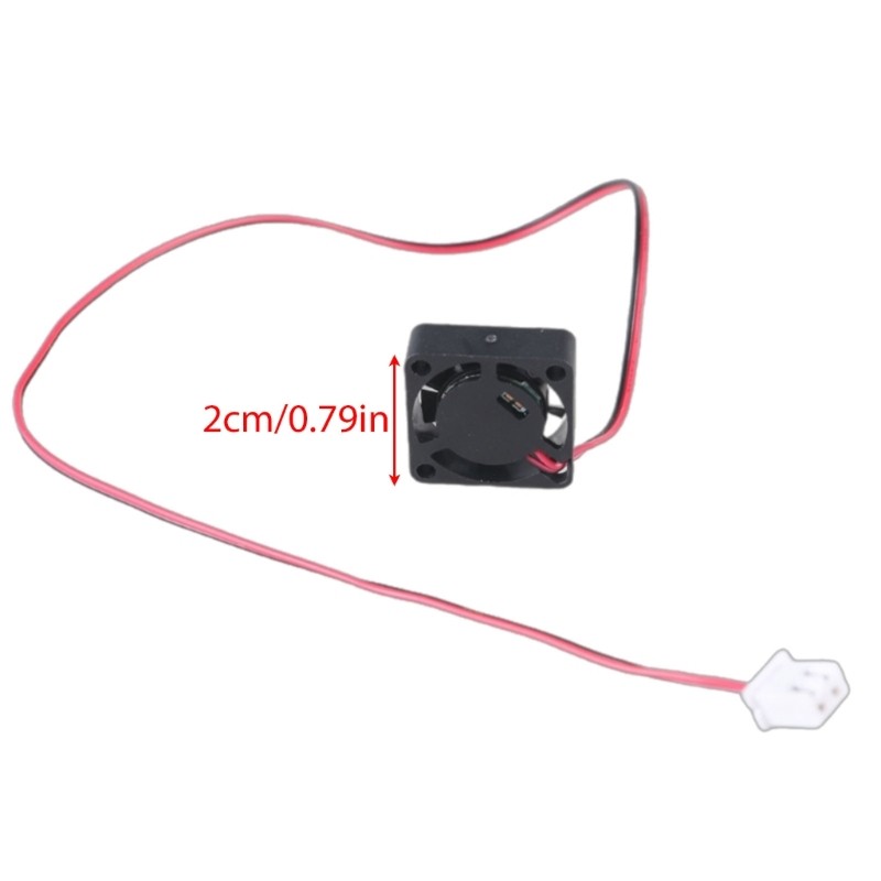 Quạt 20x20x6mm 13000RPM siêu mỏng 2 dây 5V/12V cho máy tính xách tay
