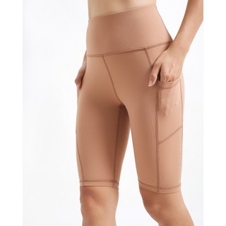 Quần Legging Đùi Ngố Tập Gym Yoga Nữ ICADO AT12 Quần Đùi Thể Thao Co Giãn 4 Chiều, thegioidotap