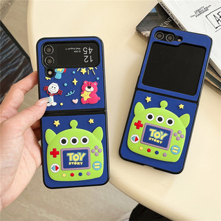 3D Silicone Đầy Sao Dâu Tây Ngoài Hành Tinh Vỏ Hoạt Hình Cho Samsung Z Fold Flip 7 6 5 4 3 Fold6 Z Flip7