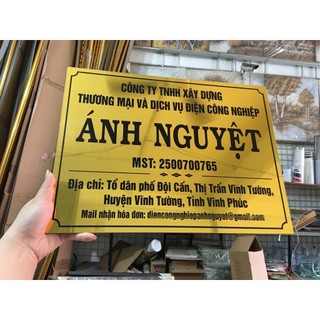 Thiết kế theo y/c tất cả các loại bảng phòng ban, cty, bảng số nhà trên alu mica in uv cực nét.