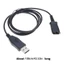 Tai nghe BTM Ngắt kết nối nhanh Cáp QD sang USB để ngắt kết nối nhanh Tai nghe