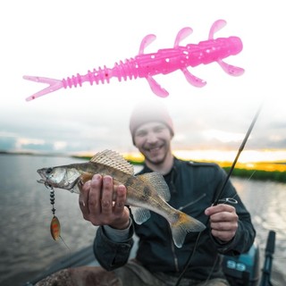Bộ 10 Chiếc Mồi Soft Swimbait Mini Wobbler 4cm 0.35g Dành Cho Câu Cá