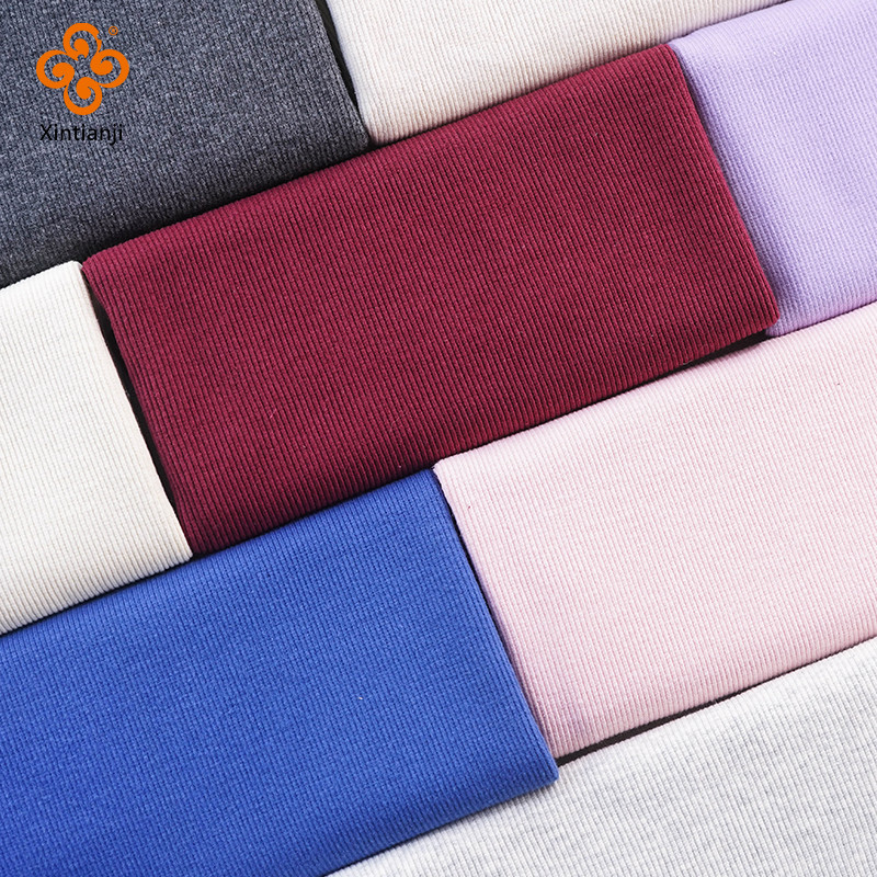 Cotton Spandex Rib Vải Cho Mùa Đông Áo Len Cổ Áo Placket Quần Áo Áo Áo Còng DIY May Phụ Kiện Chất Liệu 50x120cm K302876