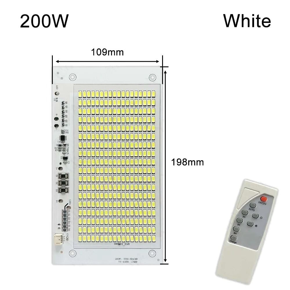 SUNKISSD 1 Bảng Nguồn Sáng, Bảng Đèn Trắng SMD5730 Đèn LED, Độ Sáng Cao Với Bộ Điều Khiển Từ Xa 25 / 40 / 60 / 100 / 250W Đèn Pha Điều Khiển Từ Xa