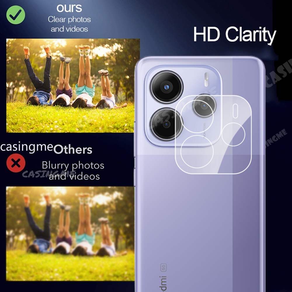Bảo vệ ống kính máy ảnh 3D Redmi Note 15 5G 2026 cho Redmi Note14 Note 14 RedmiNote14 4G 14Note 14Pro Pro Plus + 5G 2025 Kính cường lực trong suốt Bảo vệ camera sau