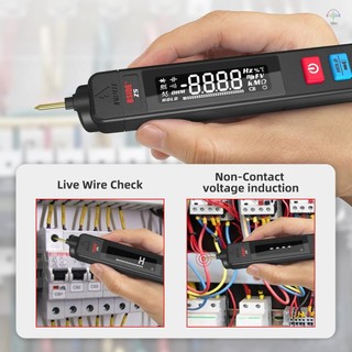 Loại bút Đồng hồ vạn năng thông minh cầm tay Đồng hồ vạn năng có độ chính xác cao NCV Đo điện áp Điện dung Tần số Diode Liên tục Kiểm tra dây trực tiếp Đa chức năng