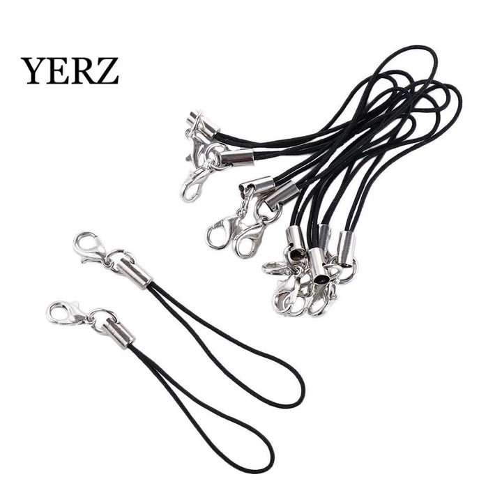 Yerz Tôm Hùm Khóa Dây Điện Thoại Quyến Rũ Phụ Kiện Trang Sức Dây Đeo Điện Thoại Di Động Móc Móc Treo Điện Thoại Kẹp Chìa Khóa Dây Điện Thoại